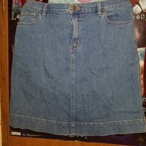 Jean skirt